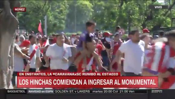 River Plate vivirá una fiesta en el estadio Monumental de Núñez tras la Copa Libertadores conseguida ante Boca Juniors (Foto: captura de pantalla)