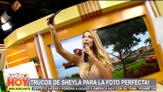 Sheyla Rojas enseña los trucos para obtener la foto perfecta