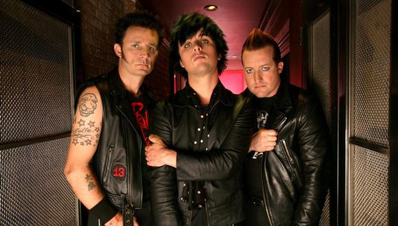 De izquierda a derecha: Mike Dirnt, Billie Joe Armstrong and Tre Cool, del grupo Green Day. (Foto: AP)