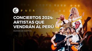 Agenda de conciertos: Luis Miguel y los artistas que vendrán al Perú este 2024