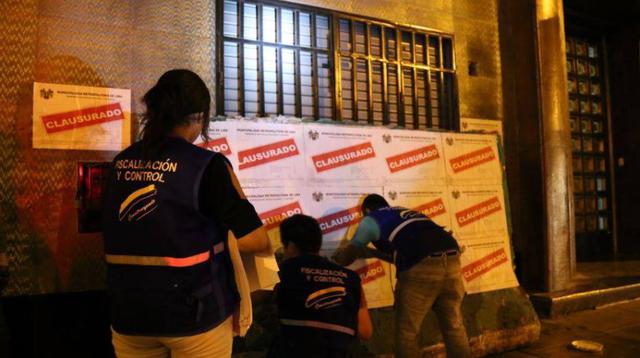 Municipalidad de Lima cerró prostíbulo en Av. Tacna - 1