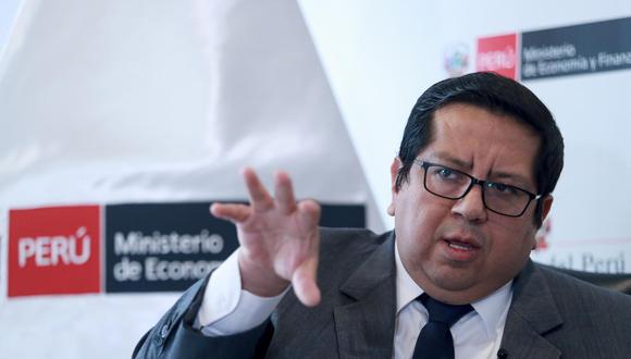 Alex Contreras, ministro de Economía y Finanzas. (Foto: GEC)
