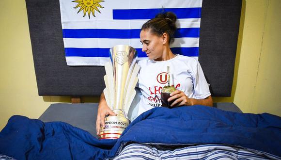 Fefa Lacoste, al día siguiente de salir campeona con Las Leonas de la 'U'. Jugará la Libertadores en octubre, sí o si. FOTO: Club Universitario de Deportes