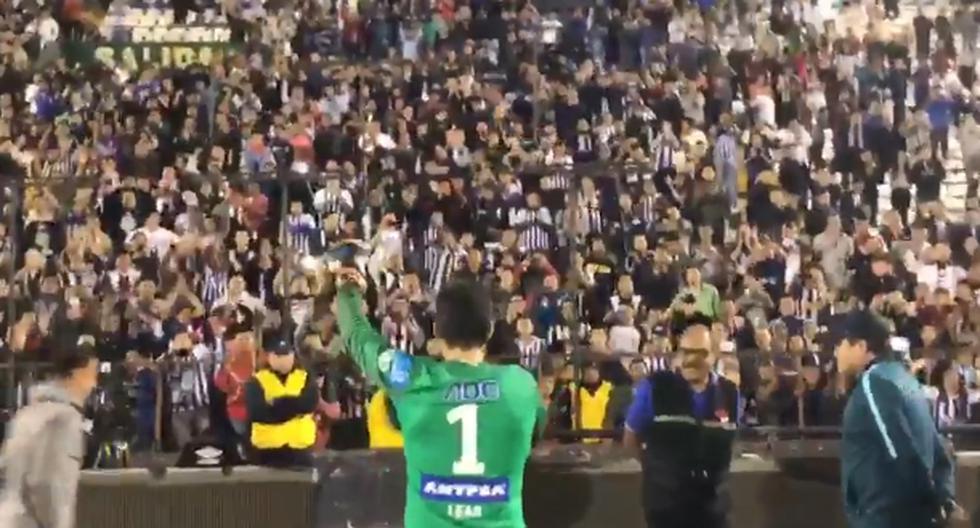 Los hinchas de Alianza Lima tuvieron una gran cortesía con Leao Butrón antes de abandonar Matute luego de la victoria sobre Juan Aurcih. (Video: @Hasorza7-@ZonaFutbolPeru)