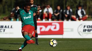 YouTube: Farfán anota con potente remate para el Lokomotiv