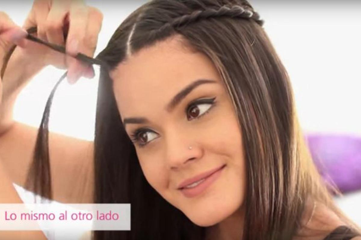 Aprende en 5 pasos a hacerte un peinado con trenzas cascada | VIDEO |  LAPRENSA | PERU.COM