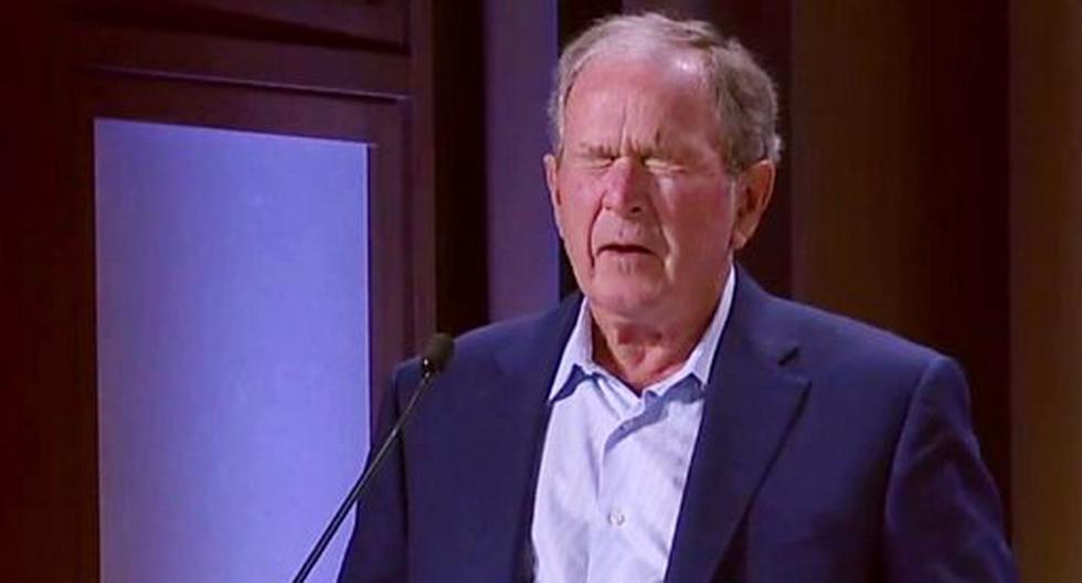 George W. Bush confuses Ukraine with Iraq when talking about “brutal and unjustified invasions”