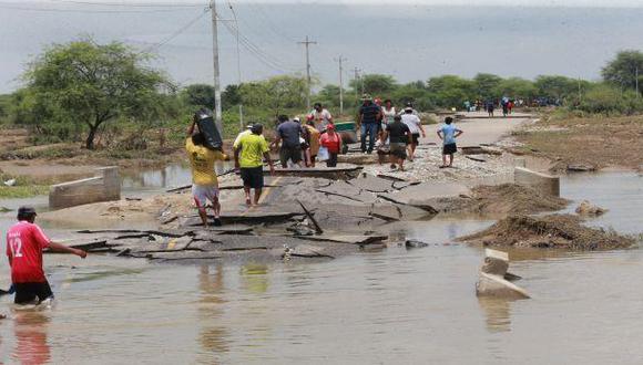 Piura: vías siguen interrumpidas debido a desastres naturales