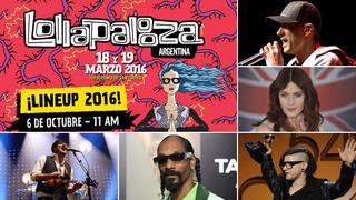 Lollapalooza: este es el line up de Chile, Argentina y Brasil