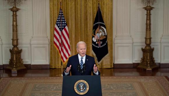 El presidente de Estados Unidos, Joe Biden, anunció sanciones contra Rusia tras la invasión a Ucrania ¿de qué se tratan? (Foto: AFP)