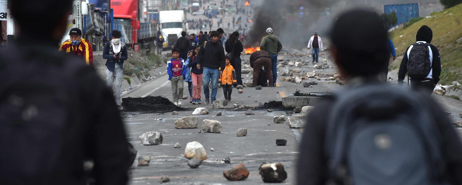Ayer el Perú registró la cifra más alta de vías bloqueadas: así fue la jornada de protestas del 12 de enero
