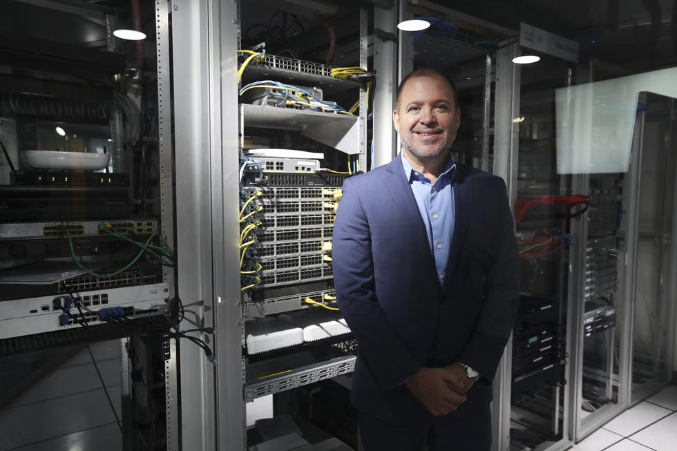 Alvaro Rodriguez Larrain gerente regional de Cisco, destaca que tenemos un nivel de digitalización menor al recomendado,  (FOTO: ROLLY REYNA / EL COMERCIO PERU