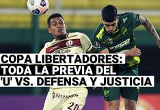 Universitario vs. Defensa y Justicia: la previa del encuentro por la cuarta jornada de la Copa Libertadores