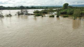 Tumbes: desborde de río afecta a agricultores y deja cultivos hasta dos metros bajo el agua