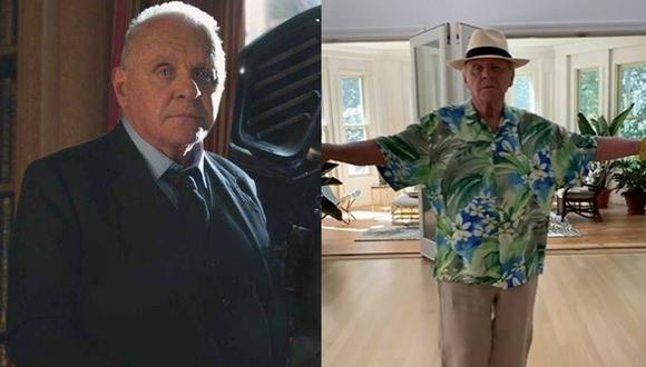 Anthony Hopkins causa furor en redes tras aparecer bailando cumbia. (Foto:  Paramount Pictures/ Instagram).