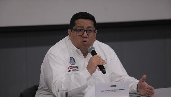 Ministro de Economía y Finanzas, Alex Contreras.