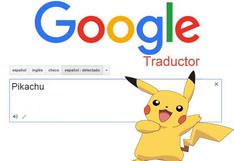 Google Translate: esta es la "curiosa" traducción para "Pikachu" de Pokémon