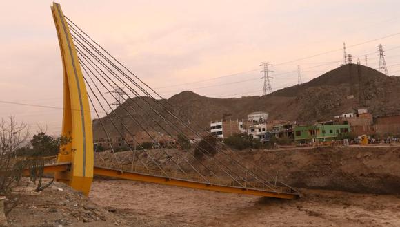 Puente tenía una expectativa de 20 años de uso, pero cayó a apenas 6 años y medio de construido. (El Comercio)