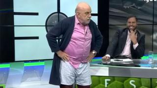 ¿Por qué Horacio Pagani se presentó en pijamas en “Estudio Fútbol”? | VIDEO