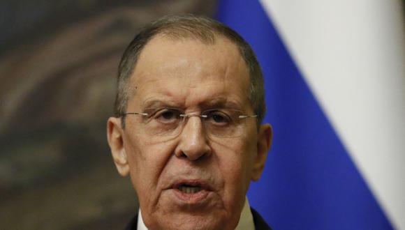 El canciller de Rusia Sergei Lavrov. (YURI KOCHETKOV / POOL / AFP).