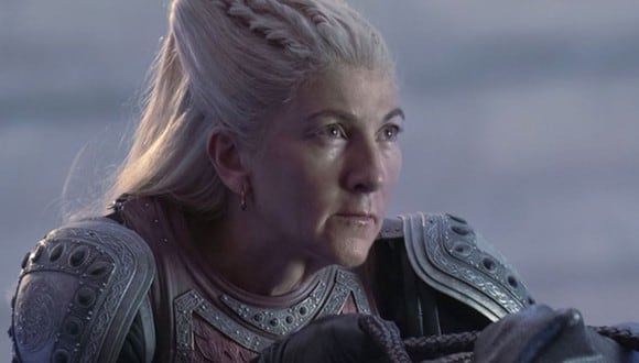Eve Best como la princesa Rhaenys Targaryen en "House of the Dragon" (Foto: HBO)