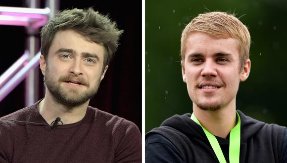 Pese a su éxito en rubros distintos del mundo del entrenamiento, Daniel Radcliffe y Justin Bieber tienen más en común de las que uno creería. (Foto: AFP)