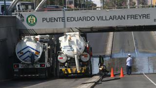 San Isidro: reabren by-pass tras aniego y congestión vehicular