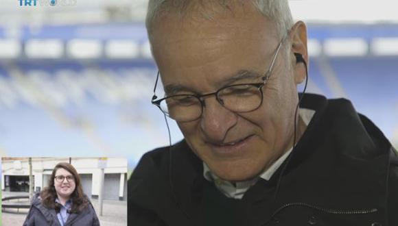 La emoción de Ranieri al ver mensajes de hinchas del Leicester