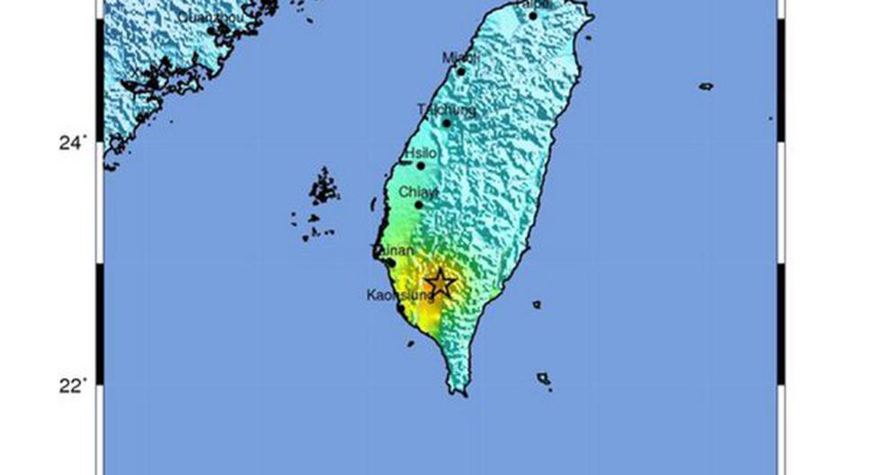 Terremoto se produjo en Taiwán. (Foto: EFE)