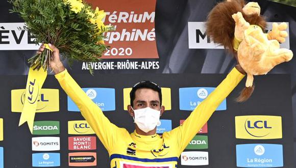 Daniel Martínez se coronó campeón de la competencia de ciclismo, que tuvo una distancia total de 817,5 km. (Foto: AFP)