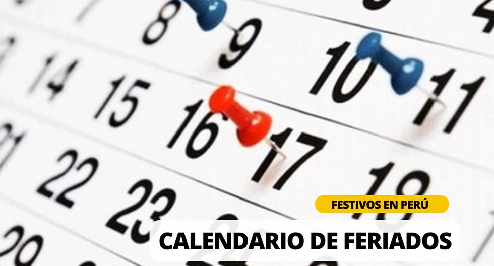 FERIADOS 2023 en Perú: Calendario con días festivos y no laborables para noviembre y diciembre | Foto: Diseño EC