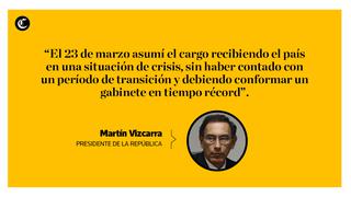 Martín Vizcarra y las frases de su mensaje a la nación