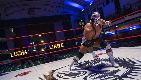 La leyenda mexicana Silver King falleció en Londres durante una pelea de lucha libre. (Foto: AFP)