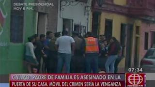 Callao: hombre fue asesinado a balazos en puerta de su casa