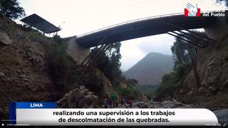 Santa Eulalia: municipio reporta que puente Lúcuma Seca está en peligro de colapso