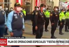 Fiestas Patrias 2020: Policía Nacional ejecuta plan de operaciones especiales