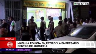 Trujillo: asesinan a balazos a empresario y policía en retiro al interior de una juguería 