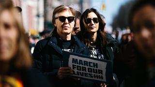 Paul McCartney recordó a John Lennon durante marcha contra armas en EE.UU.