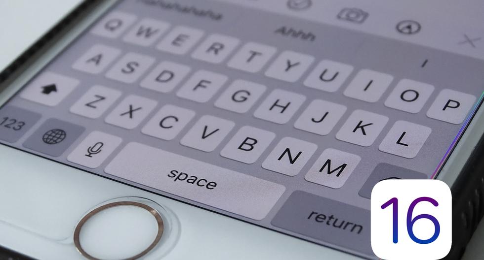 Descubre cómo agrandar el teclado de tu iPhone con iOS 16 |  Trucos |  teléfono celular |  manzana |  España |  México |  Estados Unidos |  TECNOLOGÍA