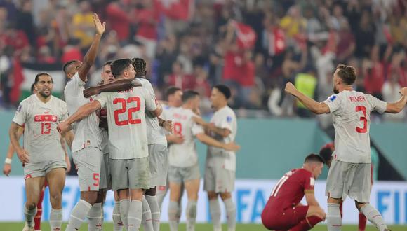 Suiza clasificó a los octavos de final de Qatar 2022. (Foto: Agencias)