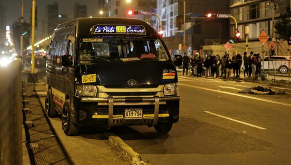 Conductor de combi se pasa la luz roja y atropello a hombre en la avenida Brasil. (Foto: Correo)
