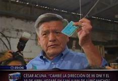 César Acuña reta a que fiscalicen dinero de APP pero ignora el monto