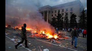 Ucrania: Mueren 35 en medio de enfrentamientos en Odessa