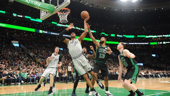 Spurs vencieron 115-96 a los Celtics con actuación estelar de Lamarcus Aldridge. | Foto: Reuters