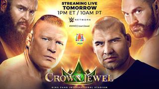 WWE Crown Jewel 2019: las incidencias del evento realizado en Arabia Saudi 