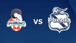 Puebla FC empató 1-1 frente a Cimarrones por la sexta fecha del Grupo A de la Copa MX