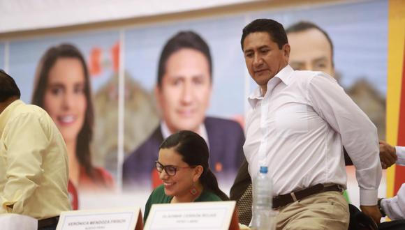 Nuevo Perú va en alianza con Perú Libre, de Vladimir Cerrón. (Foto: Lino Chipana / El Comercio)