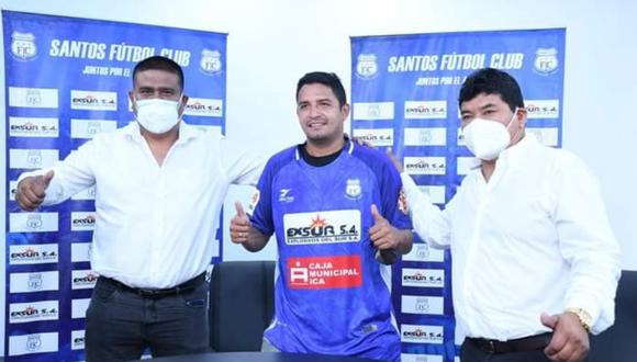 Reimond Manco afrontará un nuevo reto al vestir los colores de Santos de Nasca de la Liga 2. Foto: Santos F.C.