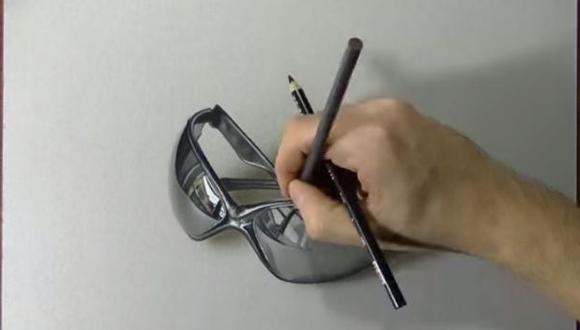 YouTube: mira cómo se hizo este dibujo en 3D (VIDEO)