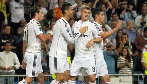 Real Madrid goleó 5-1 al Basilea en el inicio de la Champions